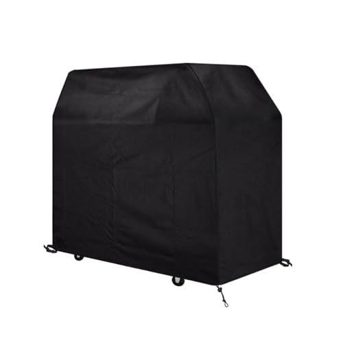 SanGlory Grill Abdeckhaube, BBQ Grillabdeckung Gasgrill Schutzhülle Wasserdicht BBQ Cover Schutzhuelle Haube, Oxford-Gewebe Grill Abdeckung für Tepro Toronto Holzkohlegrill (105x49x102cm) —Schwarz