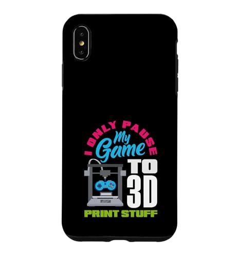 I Only Pause My Game To 3D�v�����g�X�^�b�t�Q�[�}�[ �X�}�z�P�[�X iPhone XS Max �p