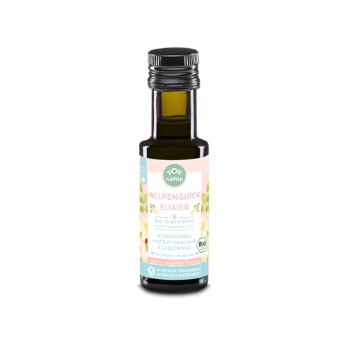 naftie Premium Bio Welpenfutter Starterset - Hundefutter zum Mischen für Welpen - Bio-Reinfleischdosen, Bio-Flocken, Bio-Öl & Nährstoffmix - getreidefrei, glutenfrei