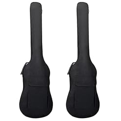 COLOY 2X ÉLectrique Housse pour Guitare Basse Sac de Transport Sac à Rembourré Étui Souple Rembourrage 5 mm Sac à Léger et Imperméable - Les Beatles, Paul McCartney, John Lennon, RIngo Starr, George Harrison