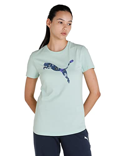 Image of Puma - Women's Leopard Cat Logo Regular Fit Tee (67173984)