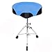 QLTY Taburete de Silla de Montar,Trono de Tambor con Asiento Acolchado,Taburete de Tambor Ajustable,43~60cm,Taburete portátil para Tambor,Taburete de Bateria,Desmontable,con baqueta