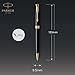 Parker Sonnet Ballpoint Pen Black Lacquer with Gold Trim Medium Point Black Ink (1931497)
