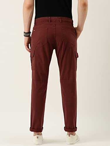 Image of Diverse Men's Slim Fit Overdyed Cotton Cargo