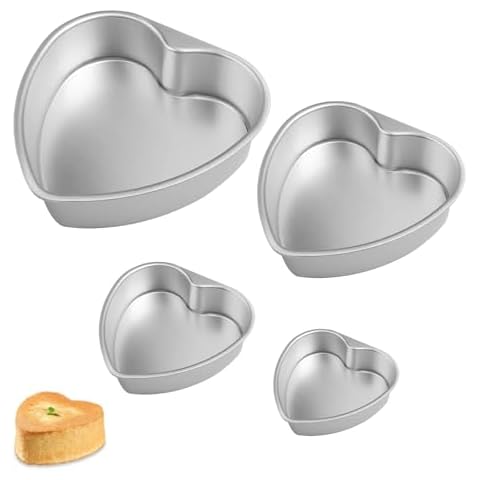 Eidoct Heart Shaped Cake Pans Set Cover