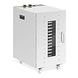 Royal Catering Deshidratador De Alimentos Máquina Secadora RCDA-110S (1800 W, Temperatura: 40 - 90 °C, 16 niveles de secado)