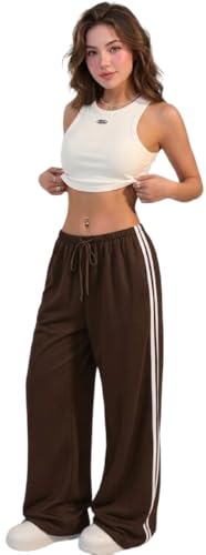 Image of Irana Women Lower Track Pants for Women Cotton Joggers High Waist Stretchable Gym Wear Lounge Pants Ladies Sports Trousers Workout Bottom Wear Casual Running Pants Night Wear Pyjama Lowers