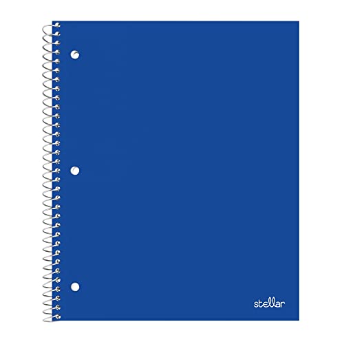 Office-Depot-Brand-Stellar-Poly-Notebook-8-12-x-111-Subject-College-Ruled-80-Sheets-Assorted-Colors-Pack-Of-8