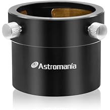 Astromania Adaptor T2 Female Thread to 2" for Telescope - Can be Screwed onto Any T2 Male Thread and Provides a clamp for 2" Accessories