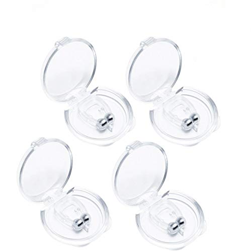 Charminer Dispositivos Anti Ronquidos, Dilatador Nasal imanes Soluciones Anti Dejar De Roncar para Alivia la Nariz tapada Durante el sueño, para Hombres y Mujeres, 4 PCS