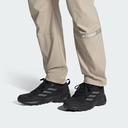 adidas Men's Terrex Eastrail GTX Hiking Shoes, Core Black/Grey Four/Core Black - 9.53