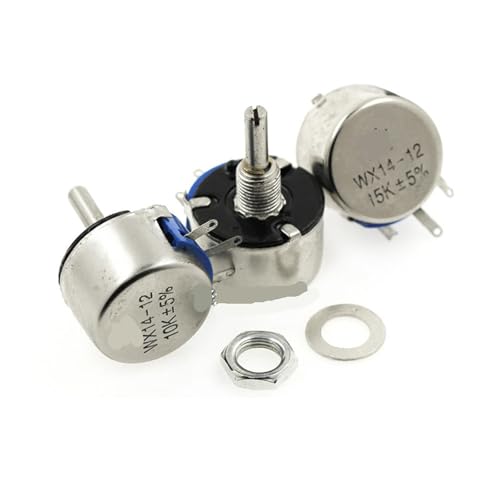 Potentiomètre WX14-12 3W 5.6K Ohm avec axe métallique haute durabilité