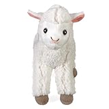 Wild Republic Cuddlekins Mini Lamm, Stofftier, Baby-Geschenk für Mädchen und Jungen, Kinder Plüschtier, Kuscheltier Für Babys, Spielzeug aus Recyclingmaterial, 20 cm, White