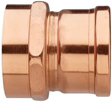 4 Copper Press FEMALE ADAPTER For All Copper Pipe Type L, M, K, Plumbing and Heating