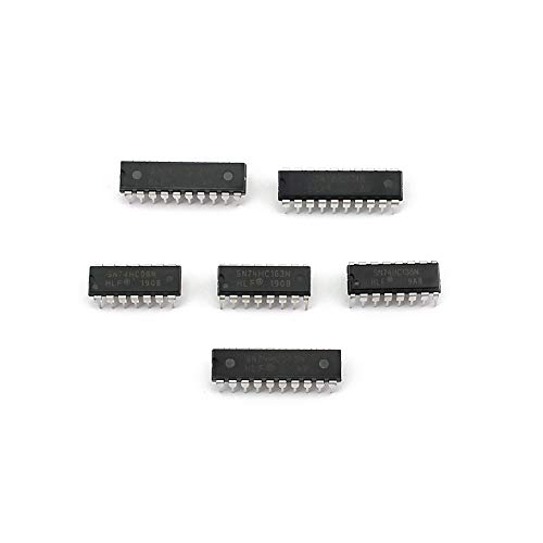 Wowoone 30 Types 74Hcxx Series Logic Ic Assortment Kit, Logic Gates, Integrated Circuits Assortment Kit, Ttl, High-Speed Si-Gate Cmos Ic, Low-Power #TOP5