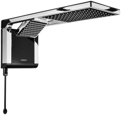 Chuveiro Acqua Duo Preto/Cromado 220V 6800W Lorenzetti