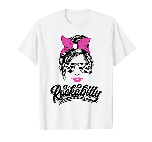 Rockabilly Retro Années 50 Rock N Roll Swing Doo Wop Pin Up T-Shirt