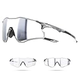 KAPVOE Gafas Ciclismo Fotocromaticas Hombre MTB Bicicleta Gafas de Sol Deportivas Mujer Béisbol BTT Running Golf Montaña Triatlón Pesca Conducir Futbol K425