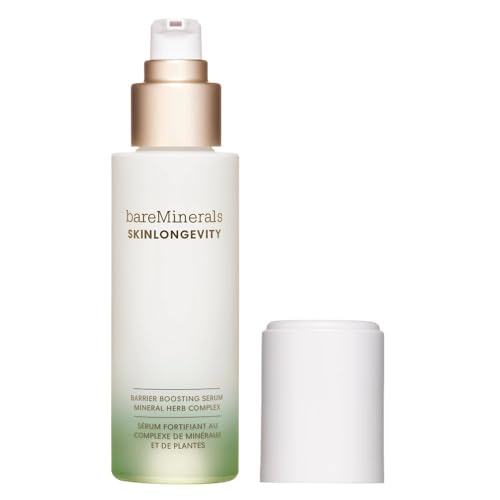 bareMinerals SKINLONGEVITY Barrier Boosting Serum Hydrating Face Serum with Niacinamide Strengthens Skin Barrier Improves Texture Suitable for All Skin Types 30ml