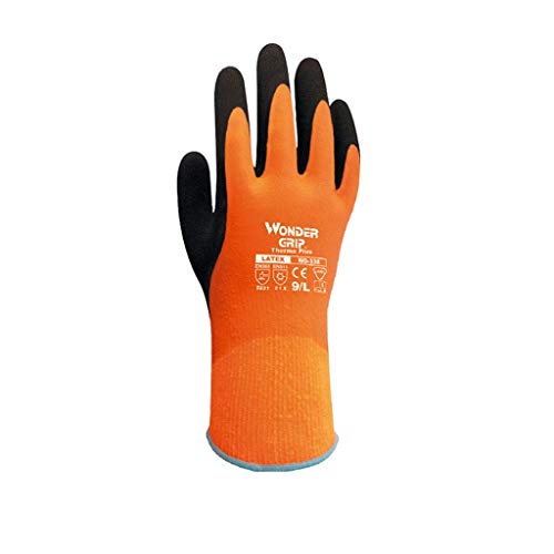 Preisvergleich Produktbild Schutzhandschuhe Latex wasserdichte rutschfeste Handschuhe fangen Fische Angeln Gartenarbeit Hausarbeit Mähen Blumen Düngehandschuhe Handschuhe (Size : L)
