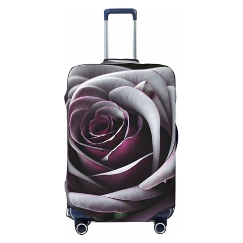 Gothic Rose Flower Print Luggage Suitcase Cover Protector Luggage Washable Covers With Concealed Zipper