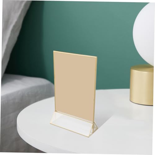 Présentoirs à menus acrylique transparent support de table double face - 7