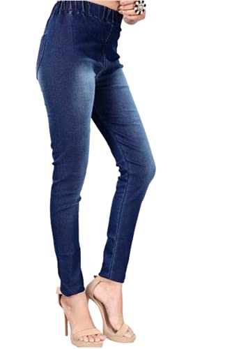 Image of Black Denim Fix Elastic Women Denim Jegging
