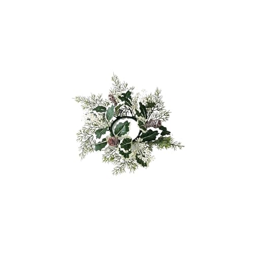Couronne d'ornements de Noël FLXHSA抗风抗水 2 pièces pour extérieur Couleur B