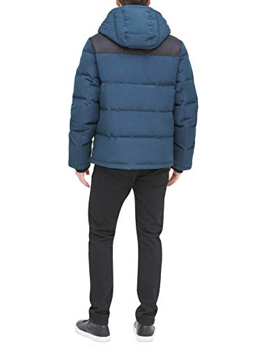 Image of DKNY Men's Mixed Media Quilted Puffer Jacket