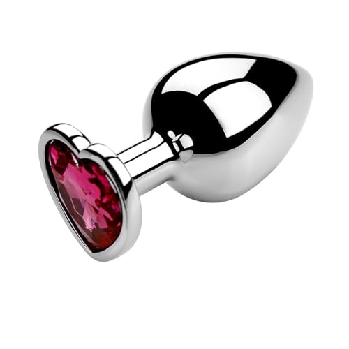 Anal Plug für Frauen Sex Spielzeug für die Frau Klein Buttplug Butt Erotisches Sexspielzeug Metall Analplugs mit Kristall Anfänger Set Diamant Spielzeug Buttplug Plug für Männer Paare Anfanger