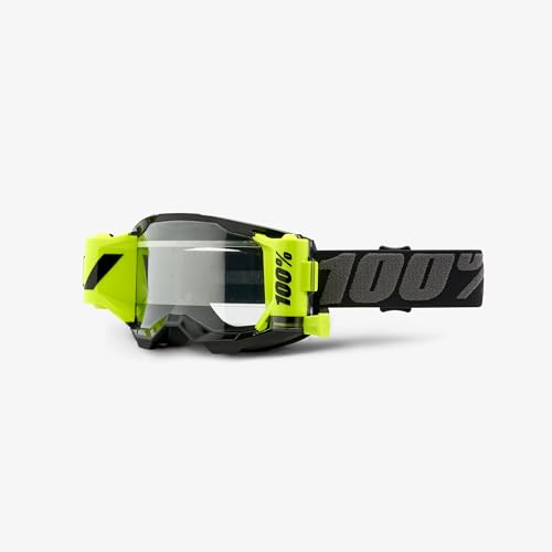 100% Strata 2 Forecast MX Offroad Goggles Black, 50029-00002