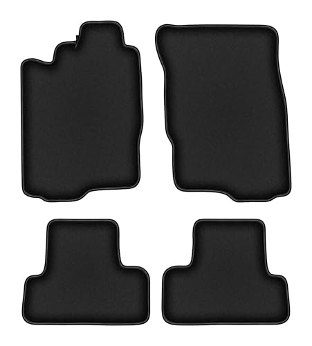 Tapis de sol voiture pour Mitsubishi Eclipse IV Coupe velours noir