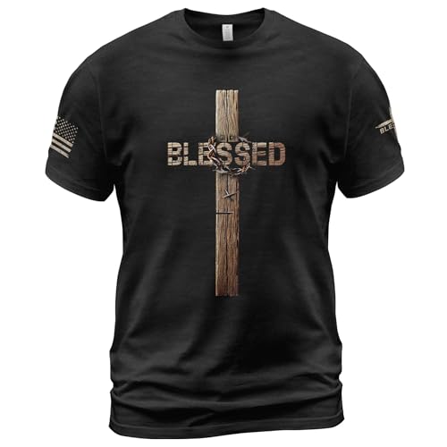 Blessed Shirt, Jesus Shirts for Men, Christian Shirts for Men, Cross Shirt, Christian Tshirts 1
