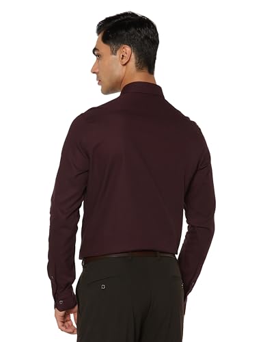 Image of Arrow Red Formal Shirt ARAEOSH2767
