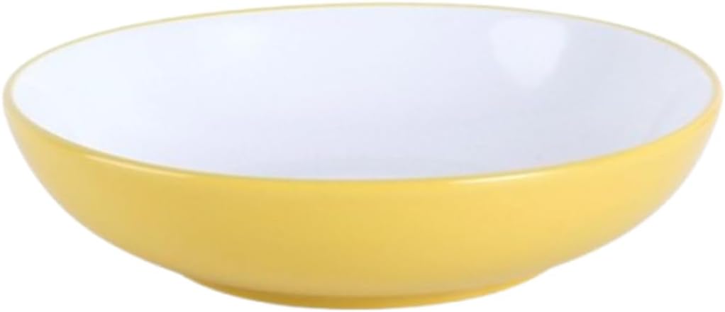 Ceramic Dinner Bowls, 4 Pieces - Multicolor Stripe (Red)