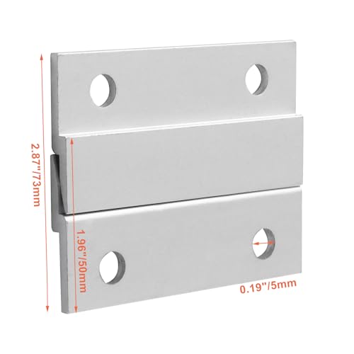 Image of Bivethoi Z Hanger French Cleat Hanger 2 Inch Z Bar Hanger Supports- Mirror, Picture, Whiteboard, Headboard, Artwork Frames Wall Mounting Brackets, 4 Pairs