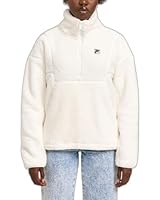 FILA Women's Monika Quarter Zip, Arctic White, Large