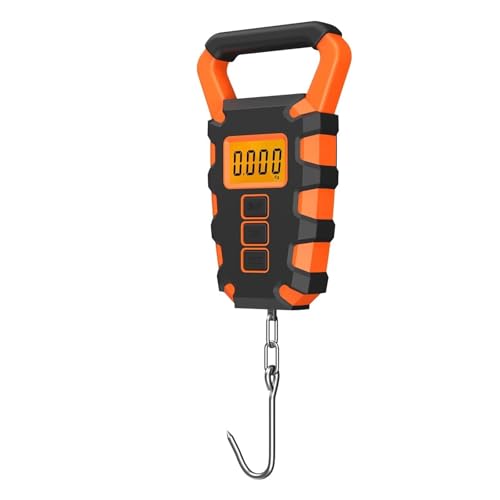 50kg ݂艺XP[ Kt fW^|[^uނj dqdʉוXP[ LED fBXvC zH ׍~낵 H(Orange)