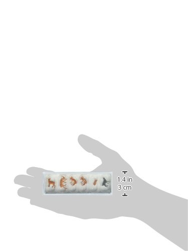 Preiser 1/87 Figurines Chevreuils Chamois – Lot De 6 Animaux Peints à La Main – Modélisme Ferroviaire HO