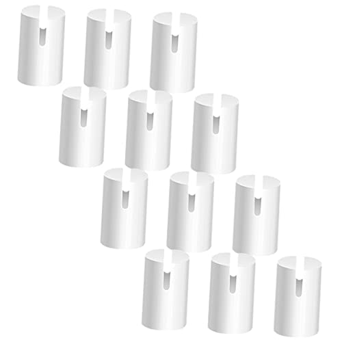 VANZACK 12pcs Cattle Bone Banjo String Nuts for String Banjos Premium Music Accessories for Enhanced Sound Quality Easy Installation and Maintenance Compatible with Various Models