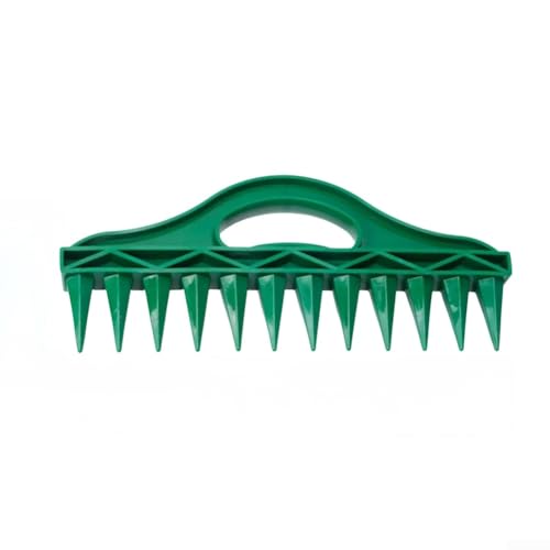 CYRENT Perforatrice portatile da giardino, 30 x 13 cm, in polipropilene robusto, per una spaziatura efficiente delle piante nella piantagione di ortaggi