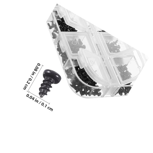 Kit de tornillos autorroscantes LIFKOME 601 piezas acero carbono miniatura 2