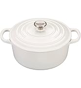 Le Creuset Enameled Cast Iron Signature Round Dutch Oven, 3.5 qt. , White