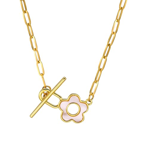 Charmes de fleur à bascule et boucle multi-rangs pour femmes