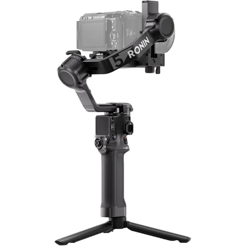 Image of DJ I RS 5 Gimbal Stabilizer for Camera Canon /Sony /Panasonic /Nikon /Fujifilm, Fine-Tuning Knobs, 2nd-Gen Automated Axis Locks, Quick-Open Tripod, New Z-Axis Indicator