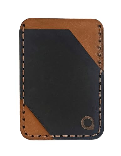 Handmade Genuine leather Card Case Minimalist slim Wallet for Men Modern stylish front pocket by alaa Store