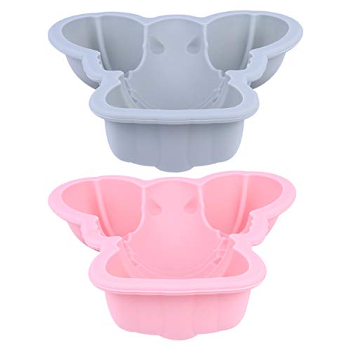 Hemoton 2pcs Lobster Shaped Cake Soap Silicone Mold Crayon Cake Jello Chocolate Cookies Candy Mold for Baking