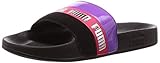 PUMA Damen Leadcat Remix Wns Dusch- & Badeslipper,Mehrfarbig(Puma Black-Royal Lilac 01), 37 EU (4 UK)