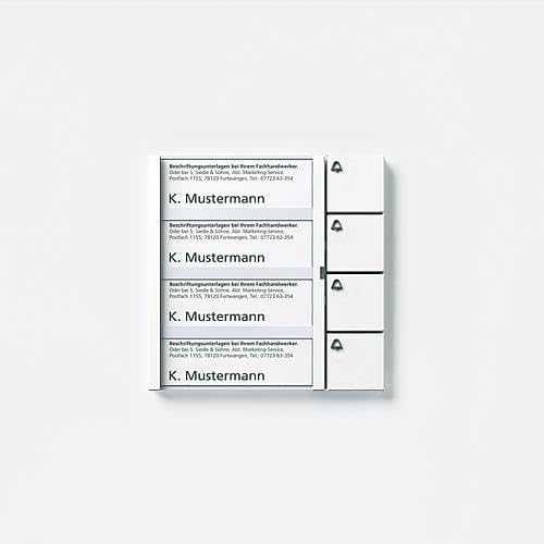 Preisvergleich Produktbild TASTENMODUL 4 RUFTASTEN SIEDLE TM 511-04T