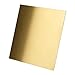 LEXININ 3 PCS 6 x 6 Inch Brass Sheet, 18 Gauge/1mm Metal Brass Plates for Craft DIY, Repairs
